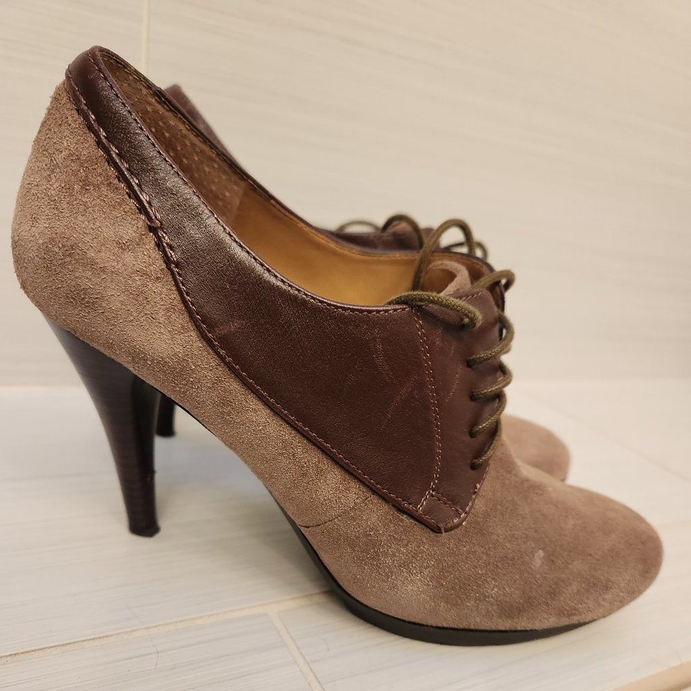 Nine West Candyce Heel Suede/Leather Shoes